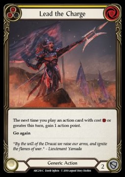 Lead the Charge (Yellow) (Rainbow Foil)
