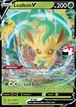 Leafeon V  (PPS1 EVS 007)