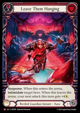 Leave Them Hanging (Extended Art Cold Foil)