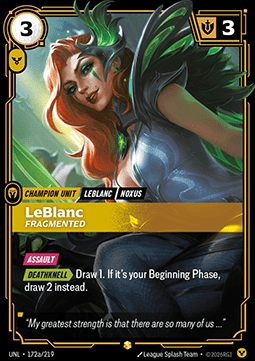 Leblanc, Fragmented (V.2 - Showcase)