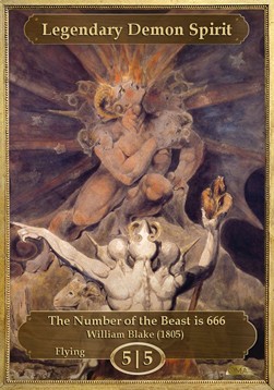 Legendary Demon Spirit Token (Black 5/5)