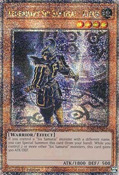 Legendary Six Samurai - Kizan (V.2 - Quarter Century Secret Rare)
