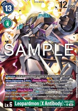 Leopardmon (X Antibody) (EX5-043) (V.2)