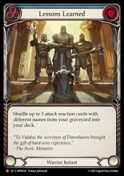 Lessons Learned (Rainbow Foil)