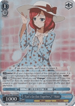 "Let's Go Out Together~" Maki (V.2 - Triple Rare)