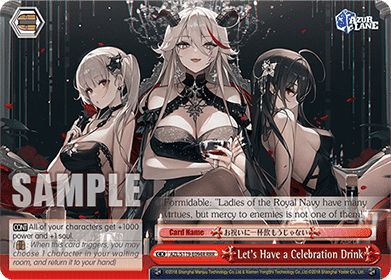 Let's Have a Celebration Drink (V.2 - Triple Rare)