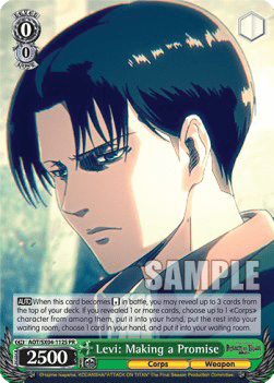 Levi: Making a Promise (V.2 - Super Rare)