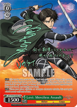 Levi: Merciless Assault (V.2 - Super Special Rare)