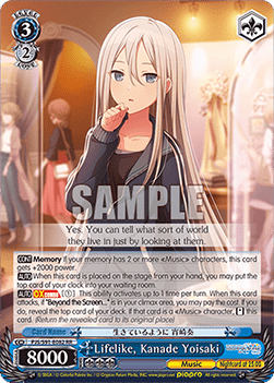 Lifelike, Kanade Yoisaki (V.1 - Double Rare)