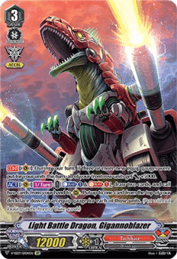 Light Battle Dragon, Gigannoblazer [V Format] (V.2 - Special Parallel)