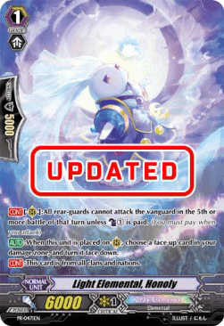 Light Elemental, Honoly [G Format] (V.2 - Promo)