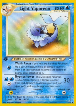Light Vaporeon  (NDE 52)