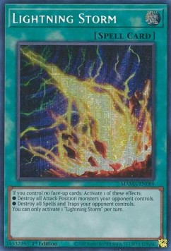 Lightning Storm (V.3 - Secret Parallel Rare)