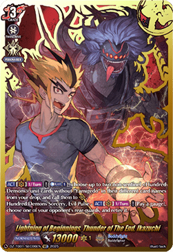 Lightning of Beginnings, Thunder of The End, Ikazuchi [D-Format] (V.3 - Secret Rare)