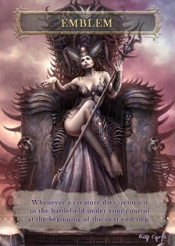 Liliana, Defiant Necromancer Emblem (V.2)