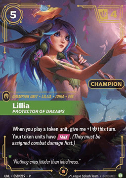 Lillia, Protector of Dreams (V.2 - Epic)
