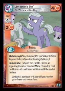 Limestone Pie *All Work and No Play*