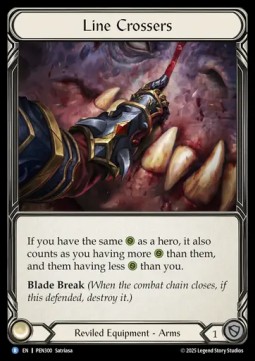 Line Crossers (Cold Foil)