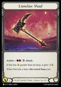 Lionclaw Maul (Cold Foil)