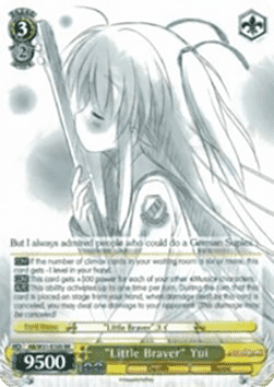 "Little Braver" Yui (V.1 - Double Rare)