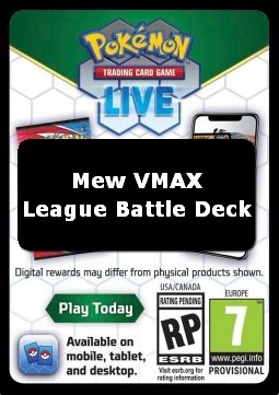 Live Code Card (Mew VMAX League Battle Deck) (PKM)