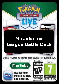 Live Code Card (Miraidon ex League Battle Deck) (PKMSV)