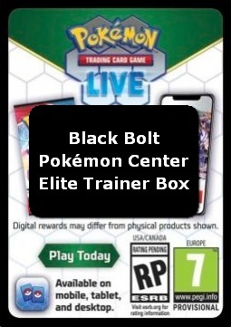 Live Code Card (Pokémon Center Elite Trainer Box) (xBLK)
