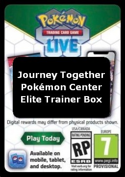 Live Code Card (Pokémon Center Elite Trainer Box) (xJTG)