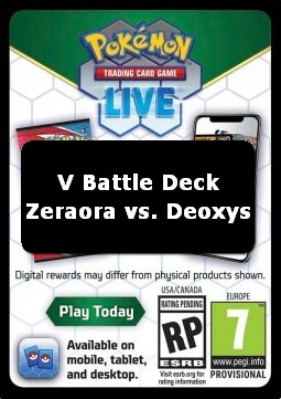 Live Code Card (V Battle Deck-Zeraora vs. Deoxys) (PKM)