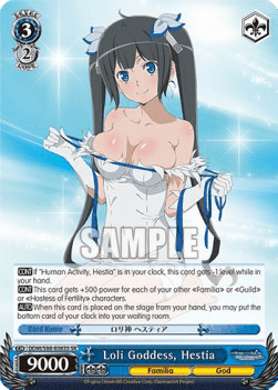 Loli Goddess, Hestia (V.2 - Super Rare)