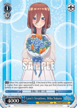 Love's Vexations, Miku Nakano (V.2 - Super Rare)
