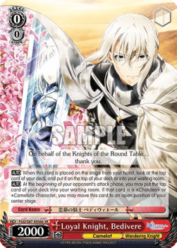 Loyal Knight, Bedivere (V.2 - Super Rare)