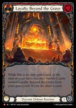 Loyalty Beyond the Grave (Extended Art Rainbow Foil)