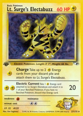 Lt. Surge's Electabuzz  (GH 27)