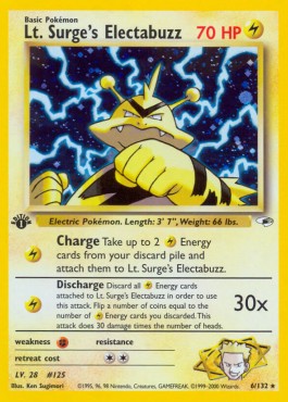 Lt. Surge's Electabuzz  (GH 6)