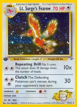 Lt. Surge's Fearow  (GH 7)
