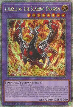 Lubellion the Searing Dragon (V.2 - Quarter Century Secret Rare)