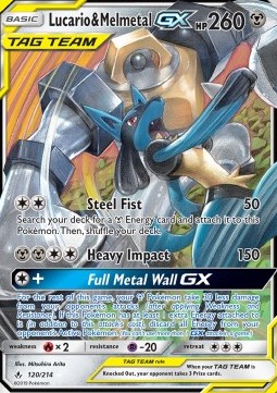 Lucario & Melmetal GX  (UNB 120)