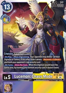 Lucemon: Chaos Mode (BT18-082) (V.1)