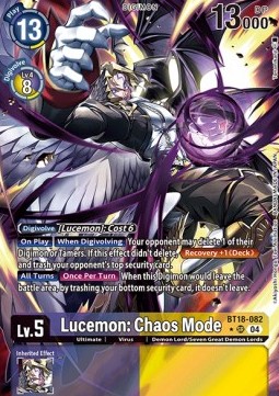 Lucemon: Chaos Mode (BT18-082) (V.2)