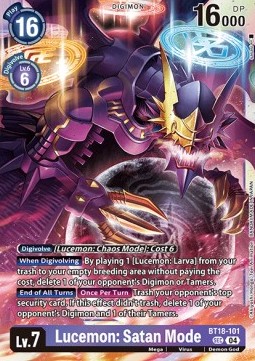 Lucemon: Satan Mode (BT18-101) (V.1)