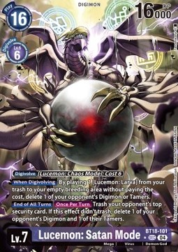 Lucemon: Satan Mode (BT18-101) (V.2)