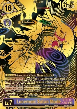 Lucemon: Satan Mode (BT18-101) (V.3)