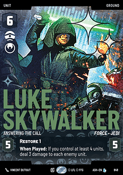 Luke Skywalker, Answering the Call (V.4)