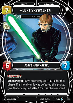 Luke Skywalker, Jedi Knight (V.1)