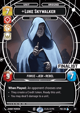 Luke Skywalker, Profit or Be Destroyed (V.4)