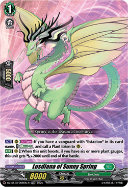Lusdiana of Sunny Spring [D-Format] (V.2 - Trial Deck Rare)