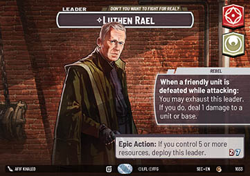 Luthen Rael, Don't You Want to Fight For Real? (V.2)