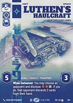 Luthen's Haulcraft, Countermeasures Armed (V.4)
