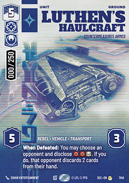 Luthen's Haulcraft, Countermeasures Armed (V.5)